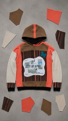 Lizzy McAlpine Reworked Patchwork Hoodie   2000s Streetwear | Indie Style Shirt