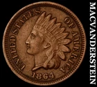 1864 Indian Head Cent- Bronze Extra Fine Semi Key Better Date No Reserve #i5285