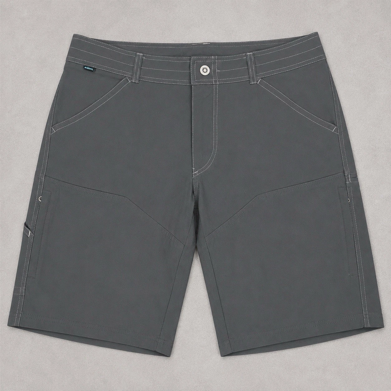 Kuhl Renegade Shorts Mens 34 11 Inseam Dark Gray Cargo Stretch Outdoor Hiking