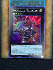 Yugioh Gagagaga Magician LED6-EN034 Super Rare 1st Ed NM