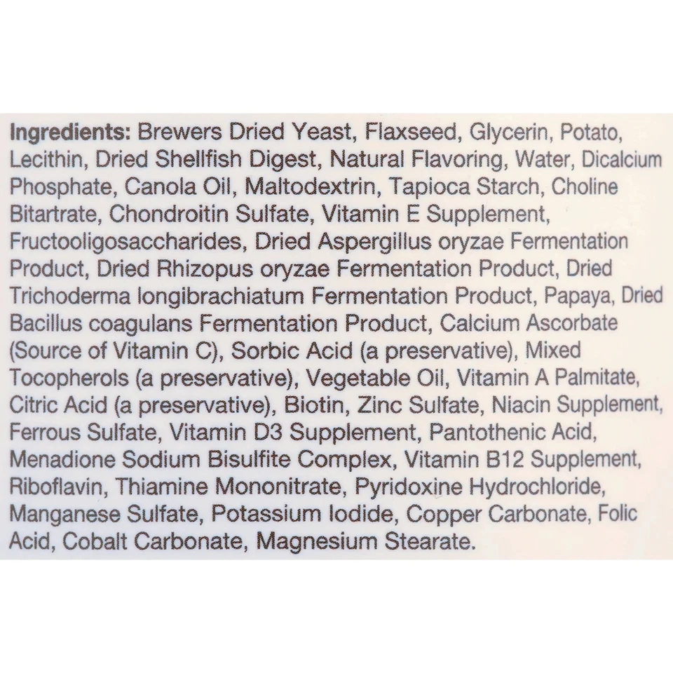 Vitaminas digestivas todo en uno para piel y pelaje NaturVet suaves masticables para perros 120 ct Foto 2 de 4