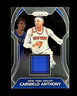 2017-18 Carmelo Anthony Panini Prizm Basketball GAME WORN Jersey Card #SW-CA