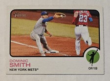 DOMINIC SMITH 2022 Topps Heritage #40 Mets