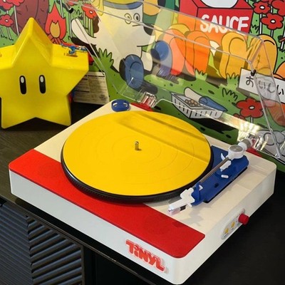 TINYL PLAY PRO Bluetooth Vinyl Record Player Audio-Technica Cartridge Colorful