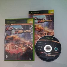 Crash N Burn (Microsoft Xbox, 2004) completo di manuale - FAST FREE P&P 