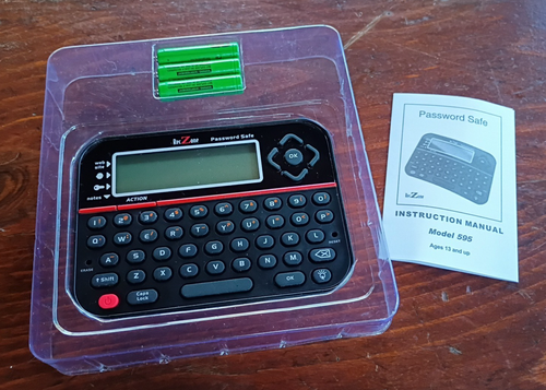 RecZone Password Safe Model 595 Digital Organizer Vault New in Box Unused - 第 6/7 張圖片
