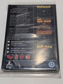 Atari Pac-Man Collection! Atari 7800 New In Box Unopened OOP Multiplayer, Manual