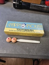 Happy Mouth Toothbrush Spencer Gifts 1979 Novelty Gag Gift for Men Vintage 