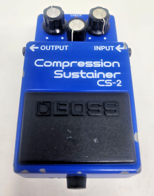 BOSS CS-2 Compression Sustainer Guitar Effects Pedal Unit Only