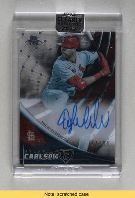 2022 Clearly Authentic Topps Tek 27/99 Dylan Carlson #TEK-DC Auto READ 1t3