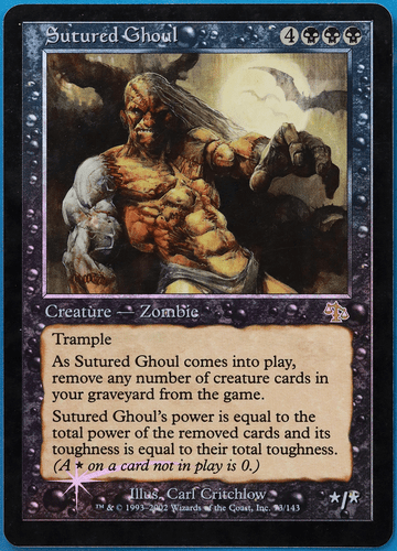 Sutured Ghoul FOIL Judgment PLD Black Rare MAGIC MTG CARD (ID# 501294) ABUGames - Picture 1 of 2