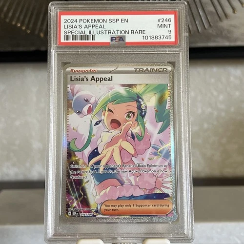 2024 POKEMON SSP EN-SURGING SPARKS #246 LISIA'S APPEAL PSA 9