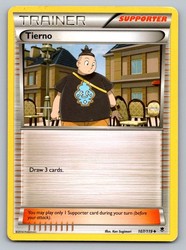 Tierno 107/119 Phantom Forces Uncommon Trainer Supporter