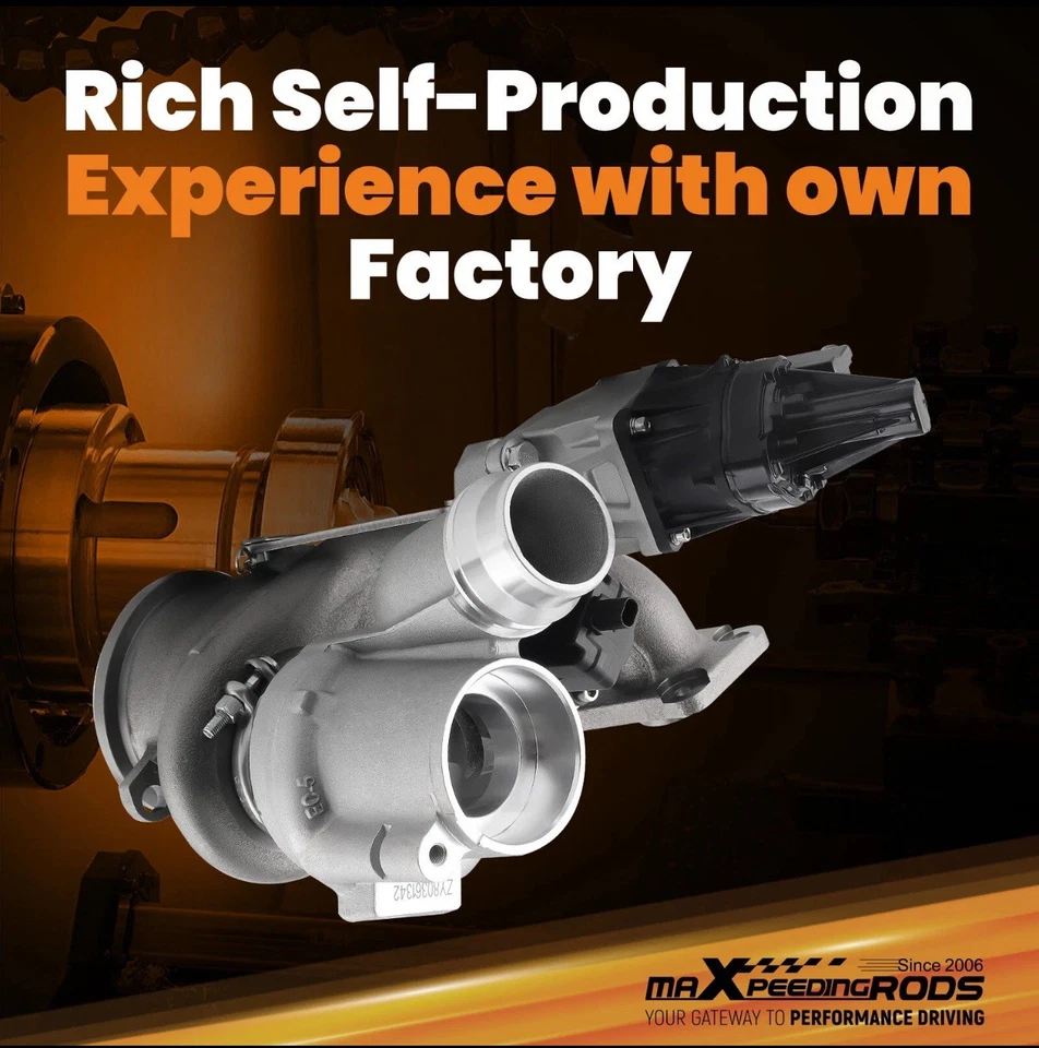 涡轮增压器适用于宝马 125i 320i 328i 520i 528i X1 X3 X4 20i 28i N20 2.0L Turbo — 第 4/4 张图片