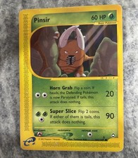 Pokémon Aquapolis Pinsir Uncommon Regular 60 HP Card 101/147 English