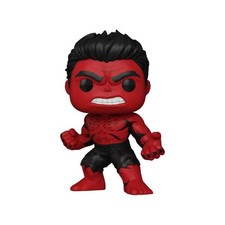 Capitán América: Un Mundo Feliz Super Tamaño POP! Figura Vinilo Marvel Red Hulk (R