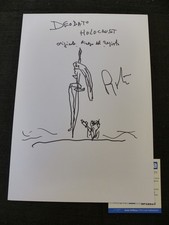 RUGGERO DEODATO signed Autogramm signiert ZEICHNUNG auf 20x30cm Karteikarte ACOA