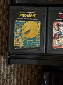 Vintage Atari 2600 Video Computer System Console with 5 Games and 2 Controllers