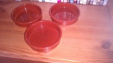 3 x CERMER  Terracotta Tapas Dish oven dishes tapas dishes