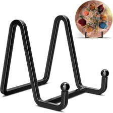 3 Pack 3 Inch Plate Stands for Display - Metal Square Wire Plate Holder Display