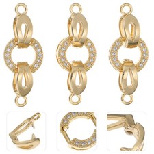 3pcs Necklace Clasp Hook Craft Bracelet Jewelry Making Pendant Connectors