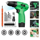 Versatile 12V Power Drill Set with 19 Speed Settings & Complete Accessory Kit