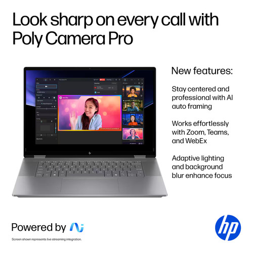HP - OmniBook X Flip 2-in-1 - Copilot+ PC - 16" 2K Touch-Screen Laptop - AMD ... - Picture 2 of 6