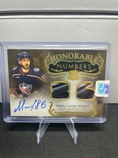 2023-24 Upper Deck The Cup Honorable Numbers Kirill Marchenko Auto 20/86