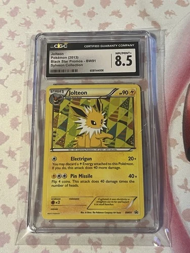 CGC 8.5 Jolteon 2013 Black Star Promo BW91 Holo Pokemon Card