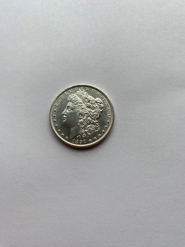 1897  Morgan Silver Dollar, BU very nice coin
