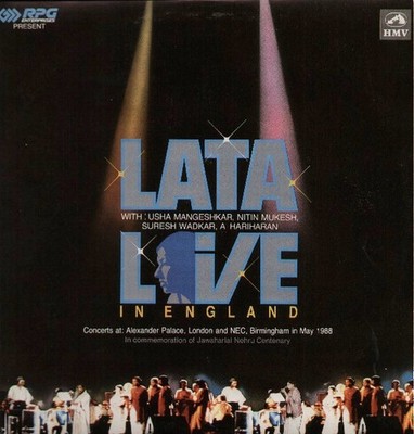 Lata Mangeshkar With Usha Mangeshkar, Nitin Mukesh, Suresh Wadkar, Hariharan ...