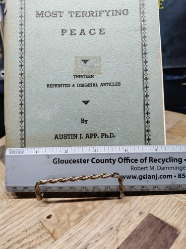 Book History's Most Terrifying Peace 1947 WWII Reprinted & Original Articles - Picture 2 of 7