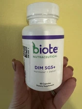 Biote Nutraceuticals DIM SGS + Hormone + Detox Support Supplement 60 Capsules