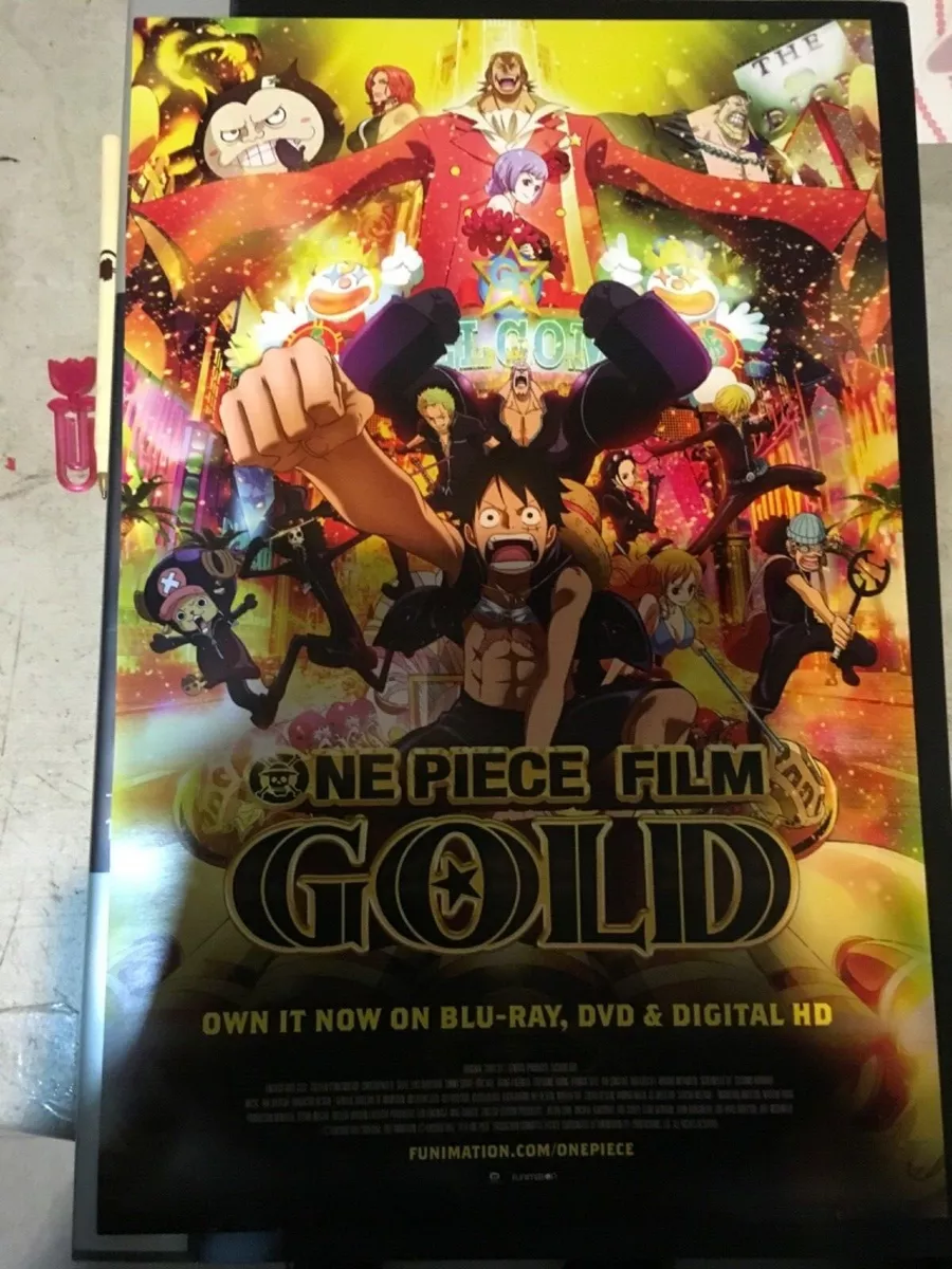 One Piece Film Gold poster 11x17