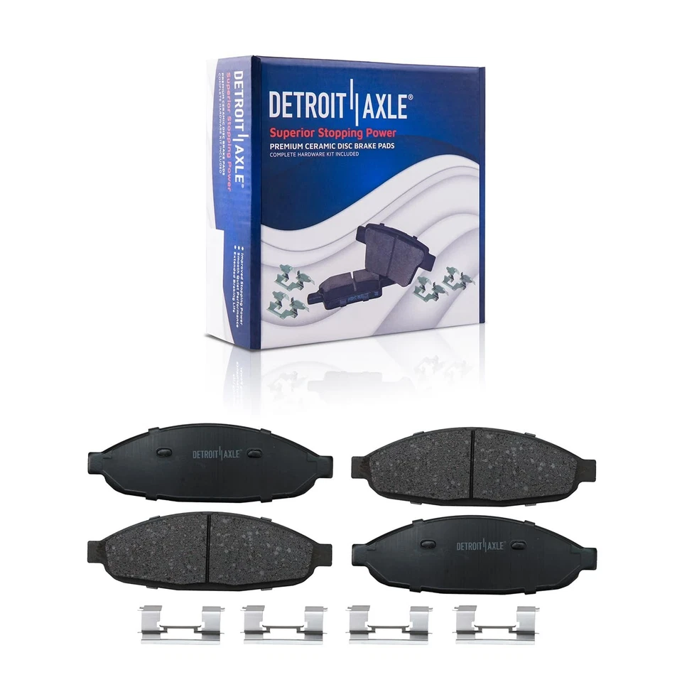 Rotores de freno delanteros + pastillas de freno de cerámica para Chrysler Pacifica 2004-2007 2008 Foto 4 de 4