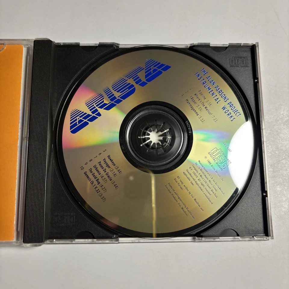 The Alan Parsons Project – The Instrumental Works (CD, 1988) US ARCD-8487 - Image 4 of 4