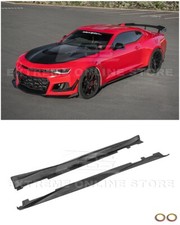 For 16-24 Camaro Zl1 Gm Factory Style Carbon Fiber Side Skirts Rocker Panels For 16-24 Camaro Zl1 Gm Factory Style Carbon Fiber Side Skirts Rocker Panels