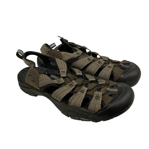 Keen Sandals Mens 9.5 Drift Creek Two Strap Brown Comfort Open Toe Flats 1026225 KEEN - Beige Light Brown Suede Men main image 4