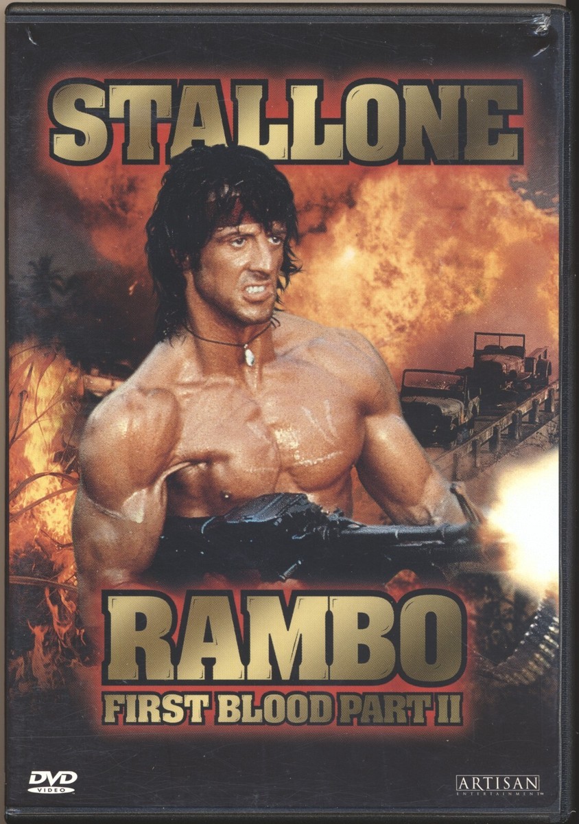 その他 Rambo: First Blood Part.. RAMBO FIRST BLOOD PART II starring Sylvester Stallone DVD