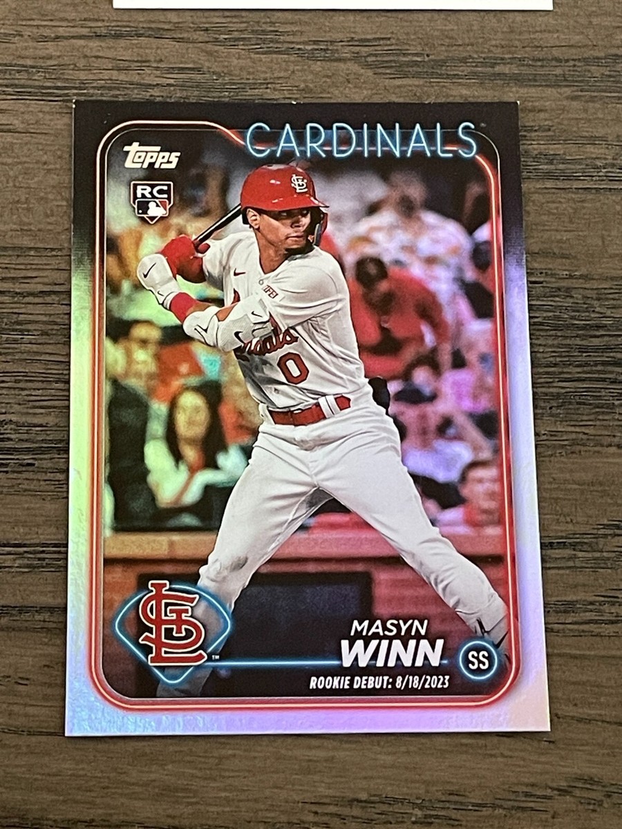 Masyn Winn 1st Bowman 青リフラクター 150枚限定 MLB 2024 Bowman Chrome Masyn Winn My 1st RC Mini Diamonds /150