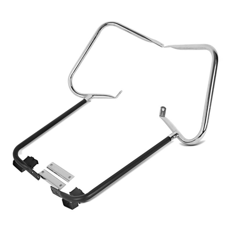 Rails De Protection Pour Sacoches Harley Electra Glide Ultra Limited 2009-2013 - Chromés - Neuf (Craftride)