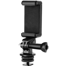 Phone Holder Hot Shoe Mount Adapter Kit for Cellphone DSLR GoPro Action Camera