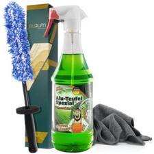 Felgenreiniger Auto Set - Tuga Chemie Alu-Teufel + Aurum Mikrofaser Felgenbürste