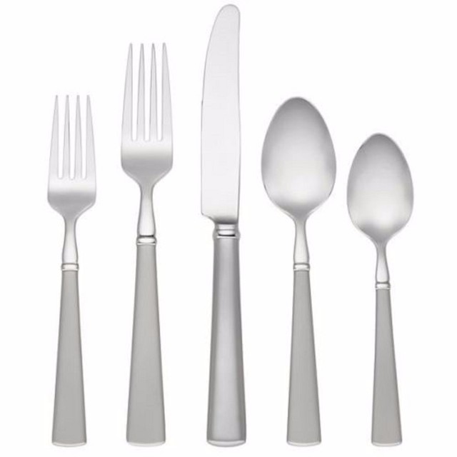 LENOX BABSON 110 PIECE STAINLESS STEEL FLATWARE SET 863859 SERVICE FOR