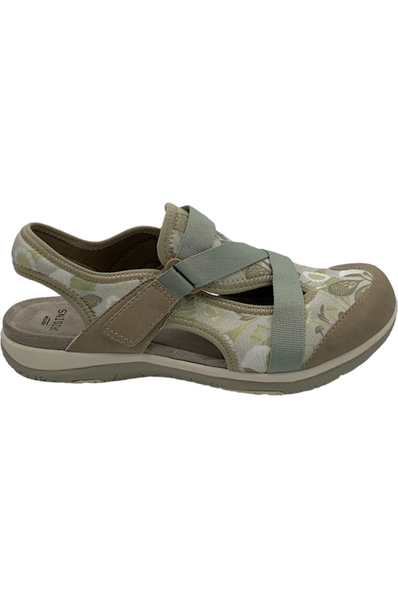 Earth Origins Closed-Toe Sport Sandals Stacy Floral | eBay