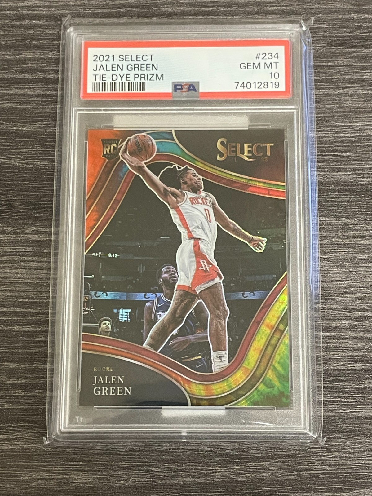 2021 Select Jalen Green Courtside Tie-Dye /25 Rookie Rc #234 PSA 10