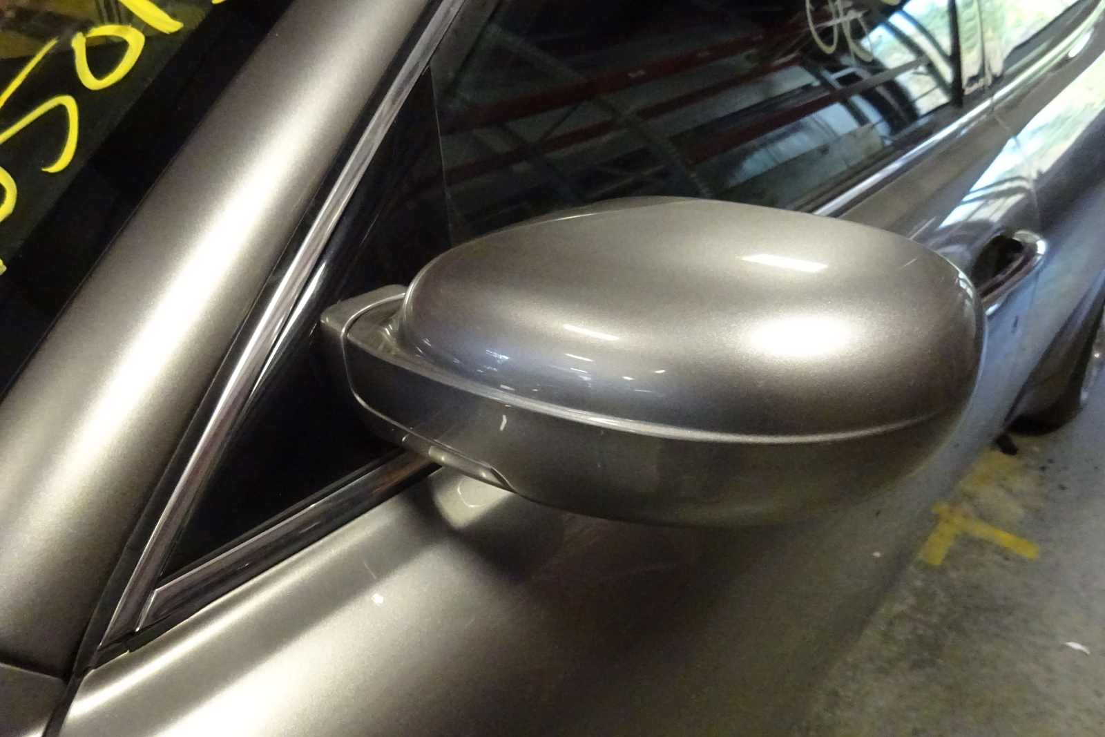 2006 Maserati Quattroporte OEM Left Hand Drivers Side Power Door Mirror Gray