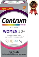 Centrum Silver Multivitamins for Women over 50, Multimineral Supplement with Vit