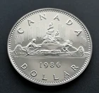 1986 Canada Nickel Dollar — photo from another recent sale