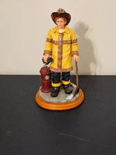 Fireman Statue Figurine #182246 About Face Designs